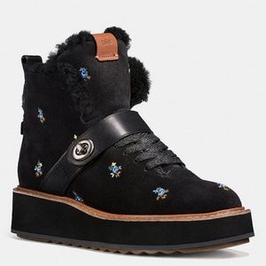 Coach Urban Hiker Boots Floral